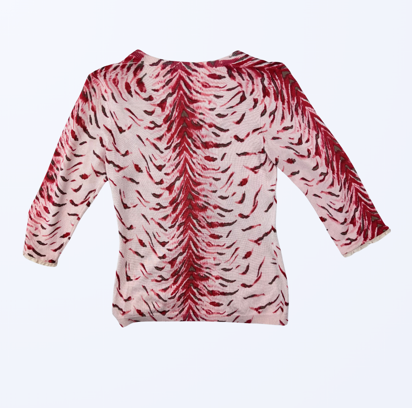 Vintage Animal Print Cardigan y2k 2000s Style Teos Vintage