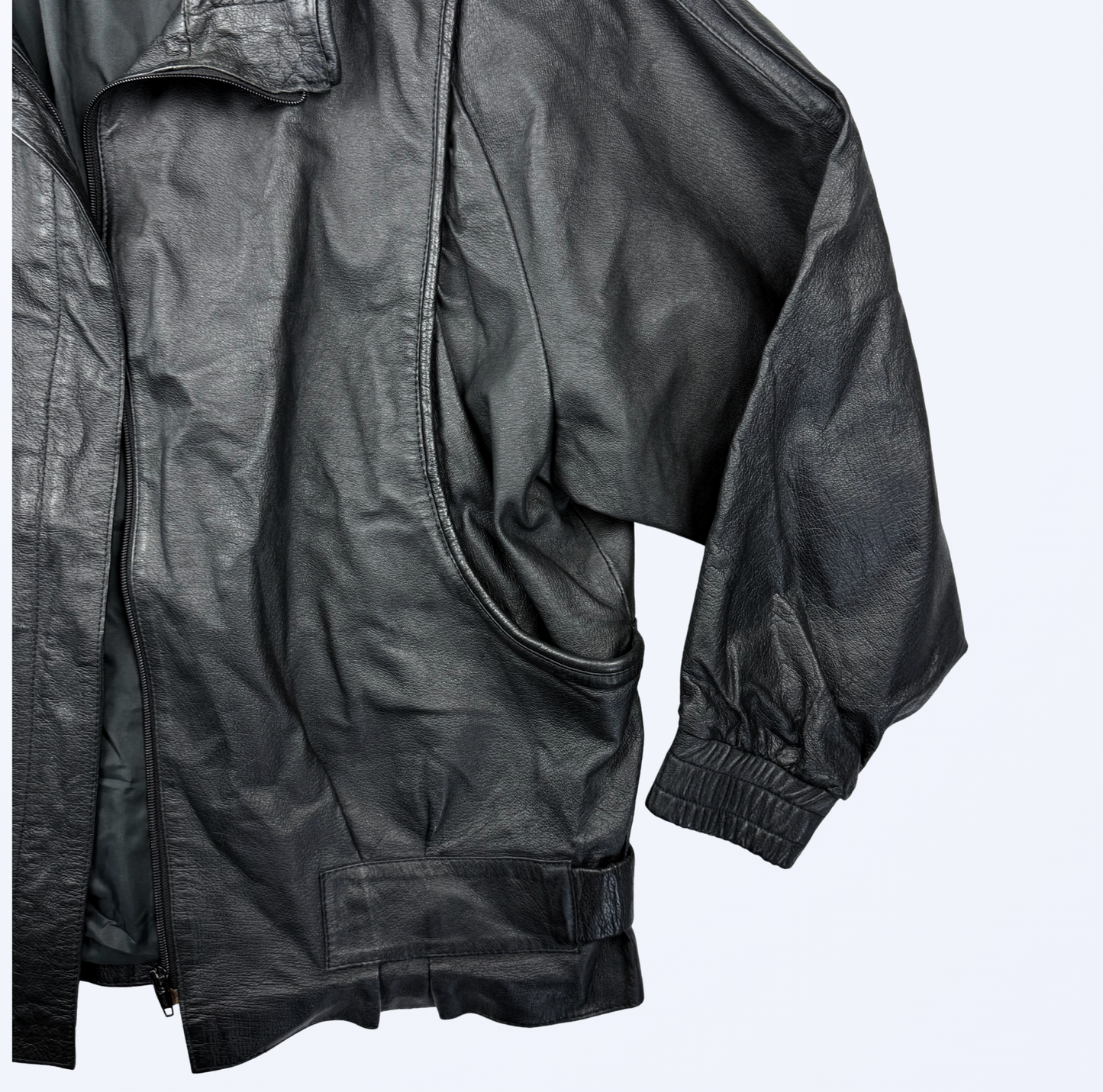 Vintage Lederjacke 90s 2000s y2k Style Teos Vintage Onlineshop