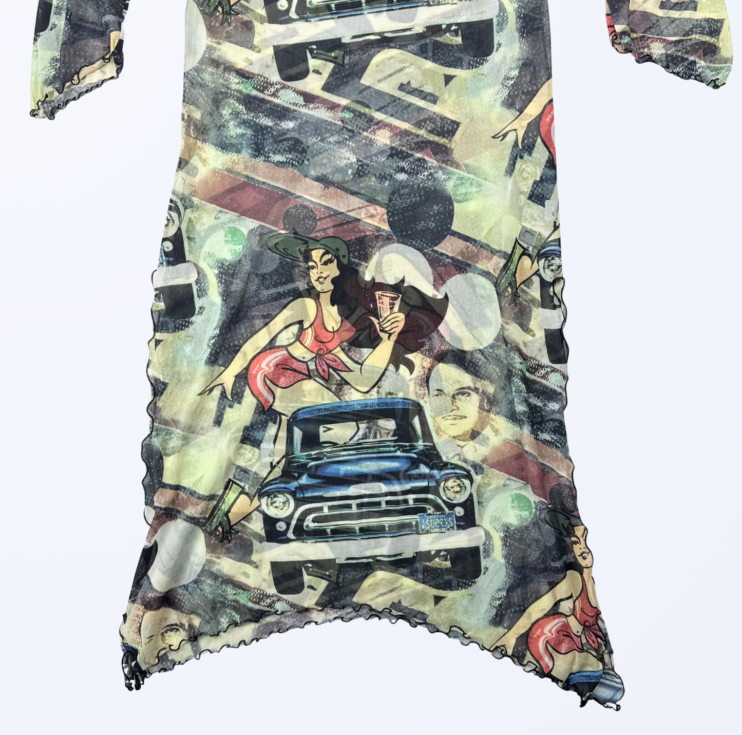 Vintage Off Limits Kleid Graphic bunt Teos Vintage Onlineshop