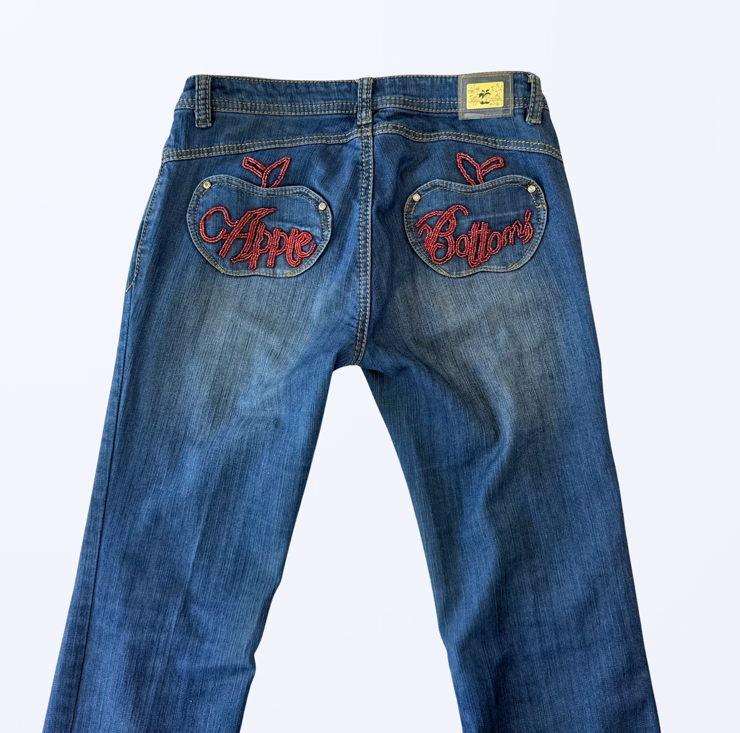 Vintage y2k apple Bottoms by Nelly Flared Jeans Bootcut Schlaghose