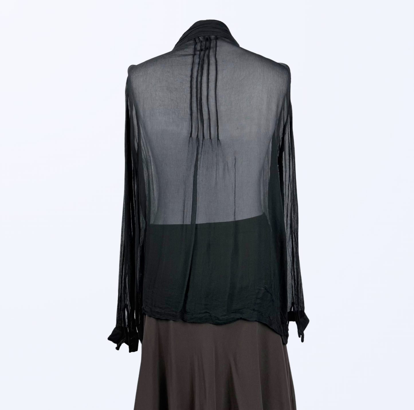 iBlues Bluse Knopfdetails Seide Teos Vintage Onlineshop