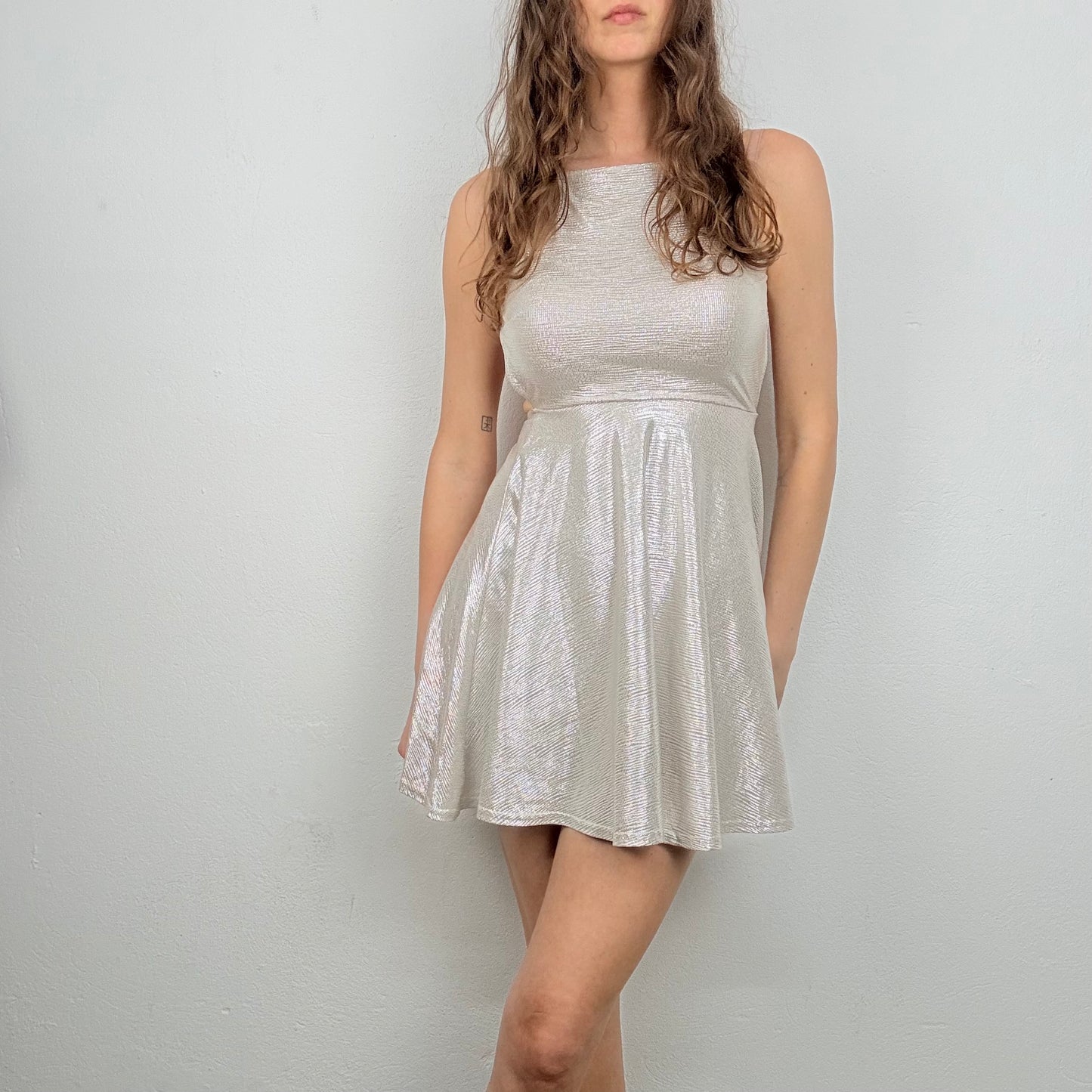 Kuratierter Vintage Onlineshop nachhaltige Secondhand Kleidung online kaufen, Online Shop Vintage, Vintage Online Shop, Second Hand Online Shop, gebraucht, zweite Hand, reused, preloved, Y2K, thriftshop, thriftstore, thrifting, thrift shop, thrift store, Party, Shimmer, Metallic