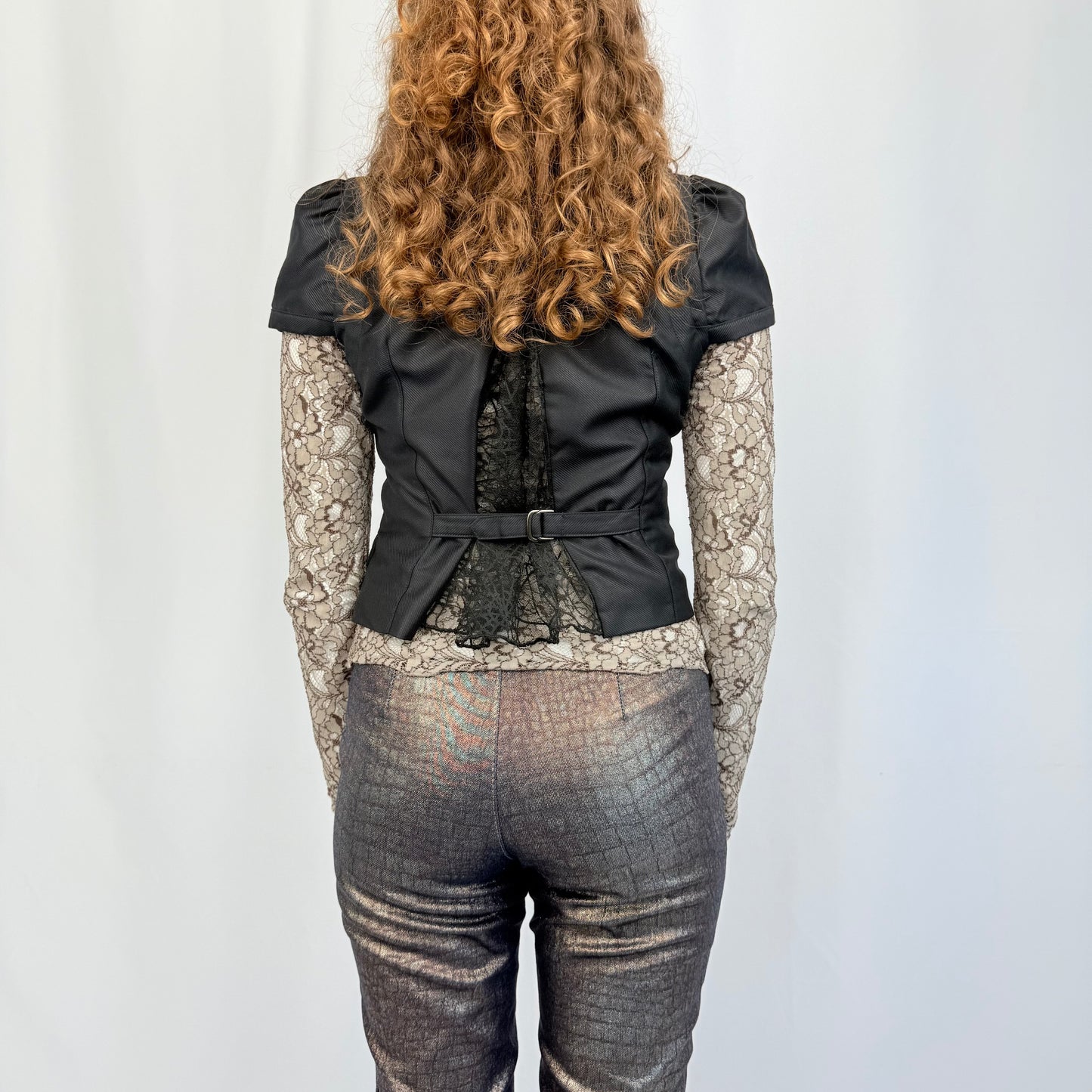 Own Way Weste mit Spitze schwarz (XS/S)