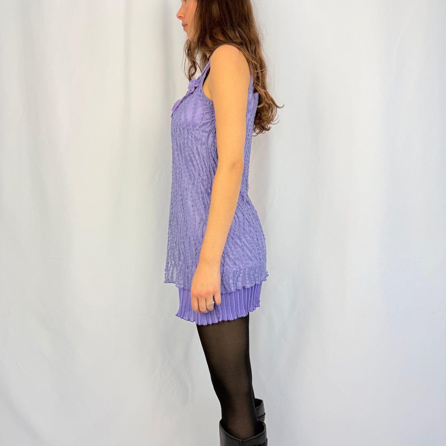 b.young Minikleid romatisch lila (S/M)