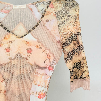 ShirtPassion Mesh Oberteil y2k Style (XS/S)