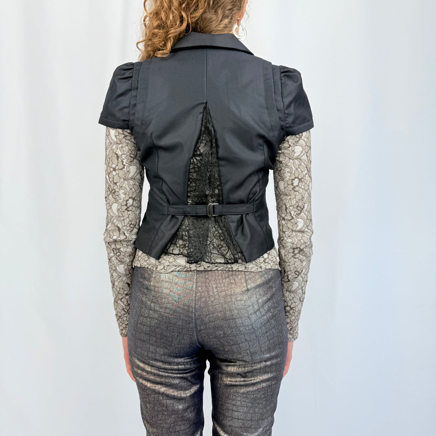 Own Way Weste mit Spitze schwarz (XS/S)
