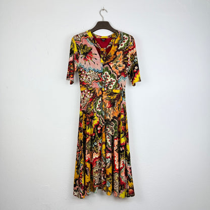 Kuratierter Vintage Onlineshop nachhaltige Secondhand Kleidung online kaufen, Online Shop Vintage, Vintage Online Shop, Second Hand Online Shop, gebraucht, zweite Hand, reused, preloved, Y2K, thriftshop, thriftstore, thrifting, thrift shop, thrift store, Retro, Pflanzenmuster, Maximalist
