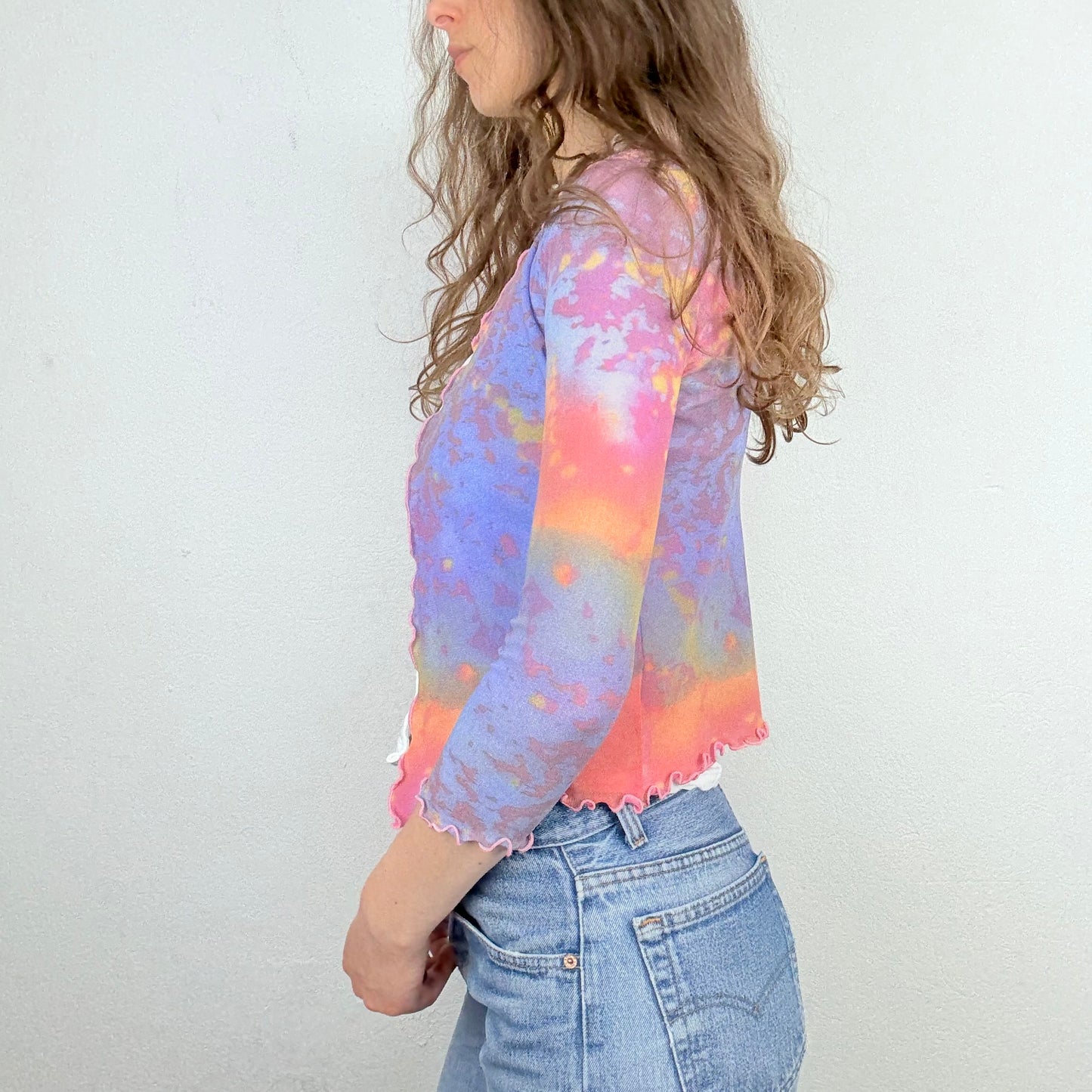 Kuratierter Vintage Onlineshop nachhaltige Secondhand Kleidung online kaufen, Online Shop Vintage, Vintage Online Shop, Second Hand Online Shop, gebraucht, zweite Hand, reused, preloved, Y2K, thriftshop, thriftstore, thrifting, thrift shop, thrift store, Festival, Watercolour, Batik