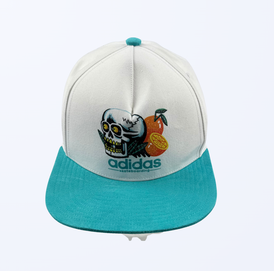 Adidas Skateboard Cap Sample Totenkopf Orange Teos Vintage Onlineshop