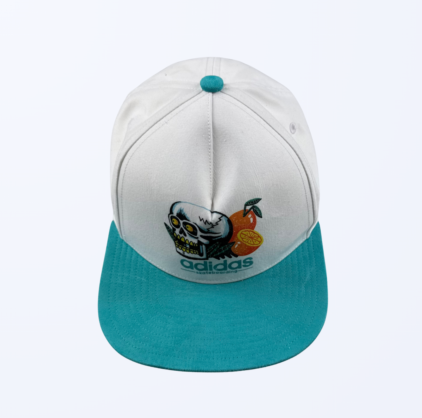 Adidas Skateboard Cap Sample Totenkopf Orange Teos Vintage Onlineshop