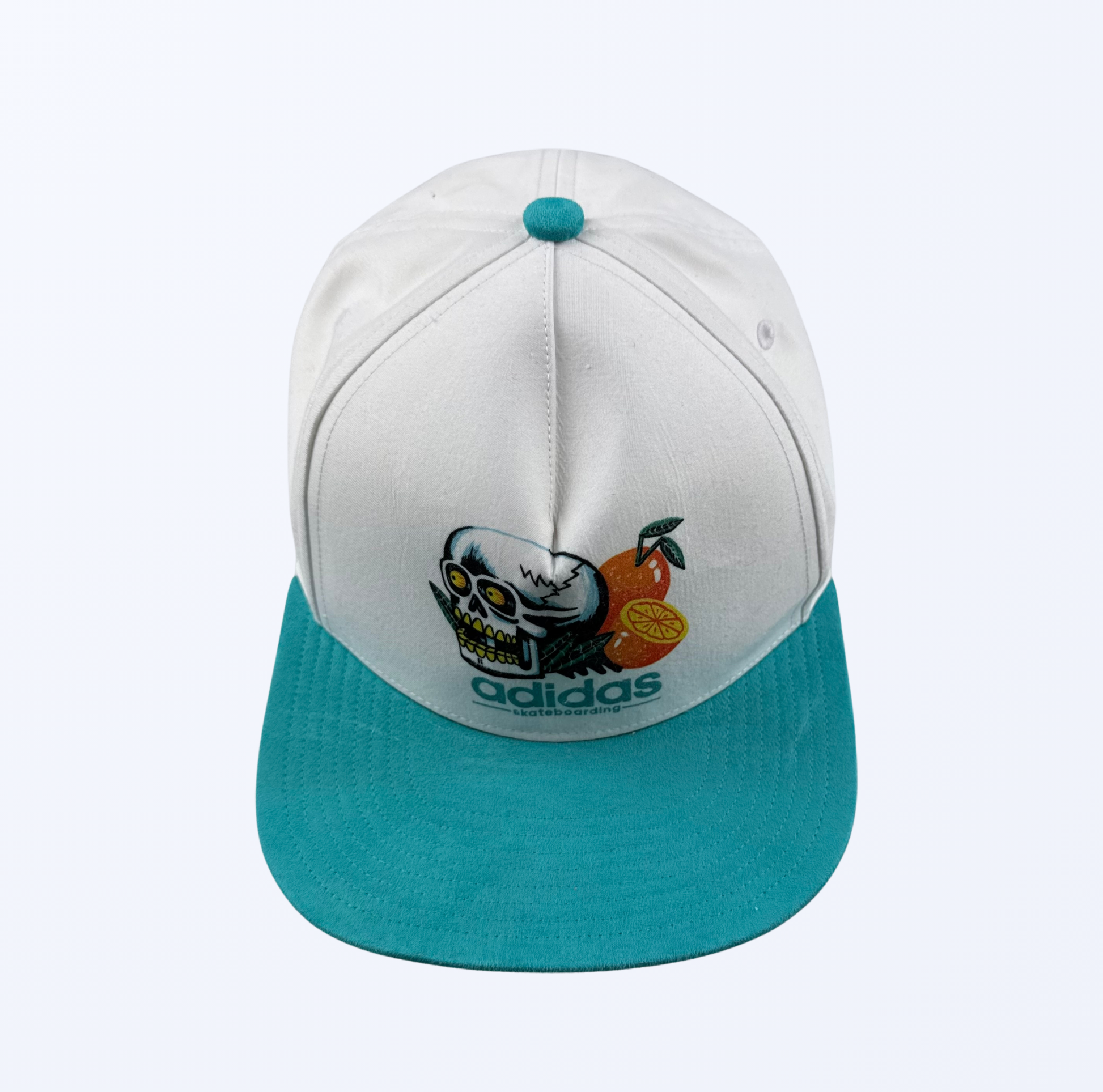 Adidas Skateboard Cap Sample Totenkopf Orange Teos Vintage Onlineshop