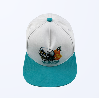 Adidas Skateboard Cap Sample Totenkopf Orange Teos Vintage Onlineshop