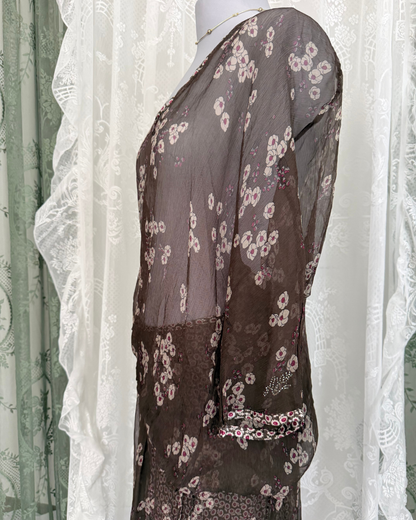 Ajay by Liu Jo Set mit Seide Rock und Bluse 90s Style whitchy whimsy flowy fließend Naturstoffe