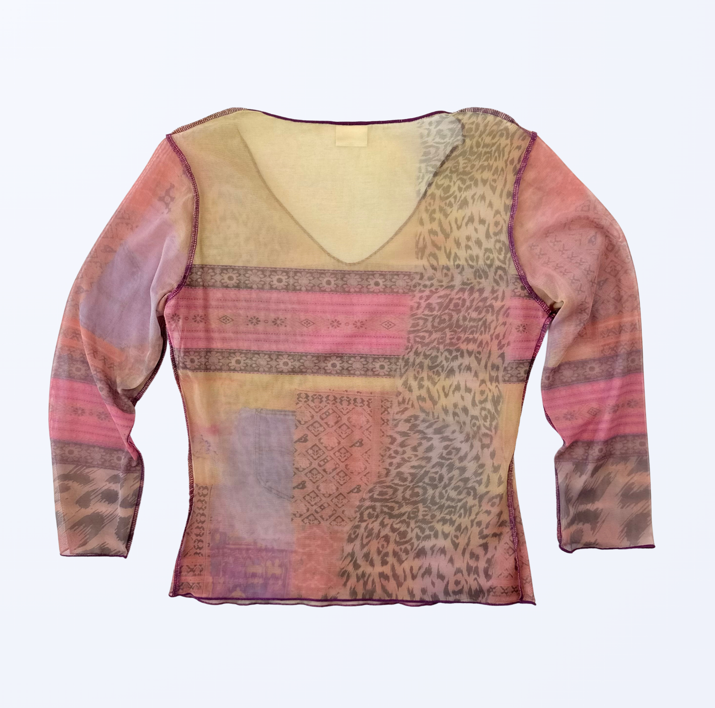Vintage Amour Longsleeve Animal Flower Print 