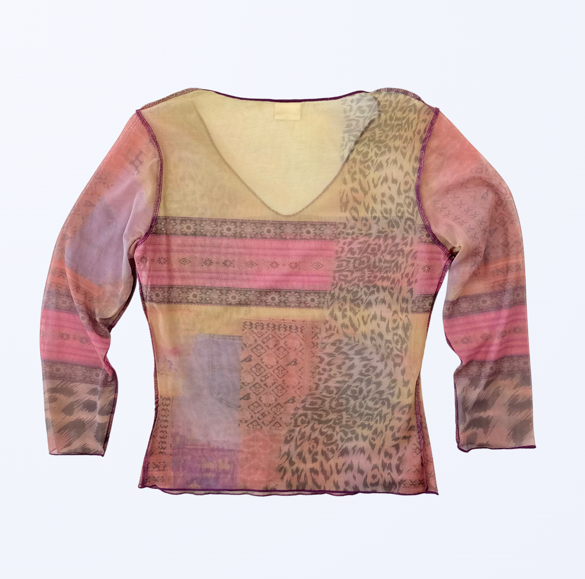 Vintage Amour Longsleeve Animal Flower Print 