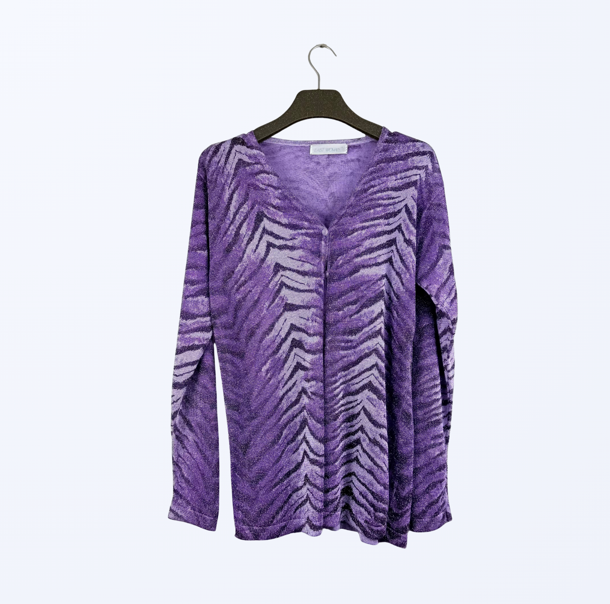 Animal Print Cardigan Y2K Style Teos Vintage Onlineshop