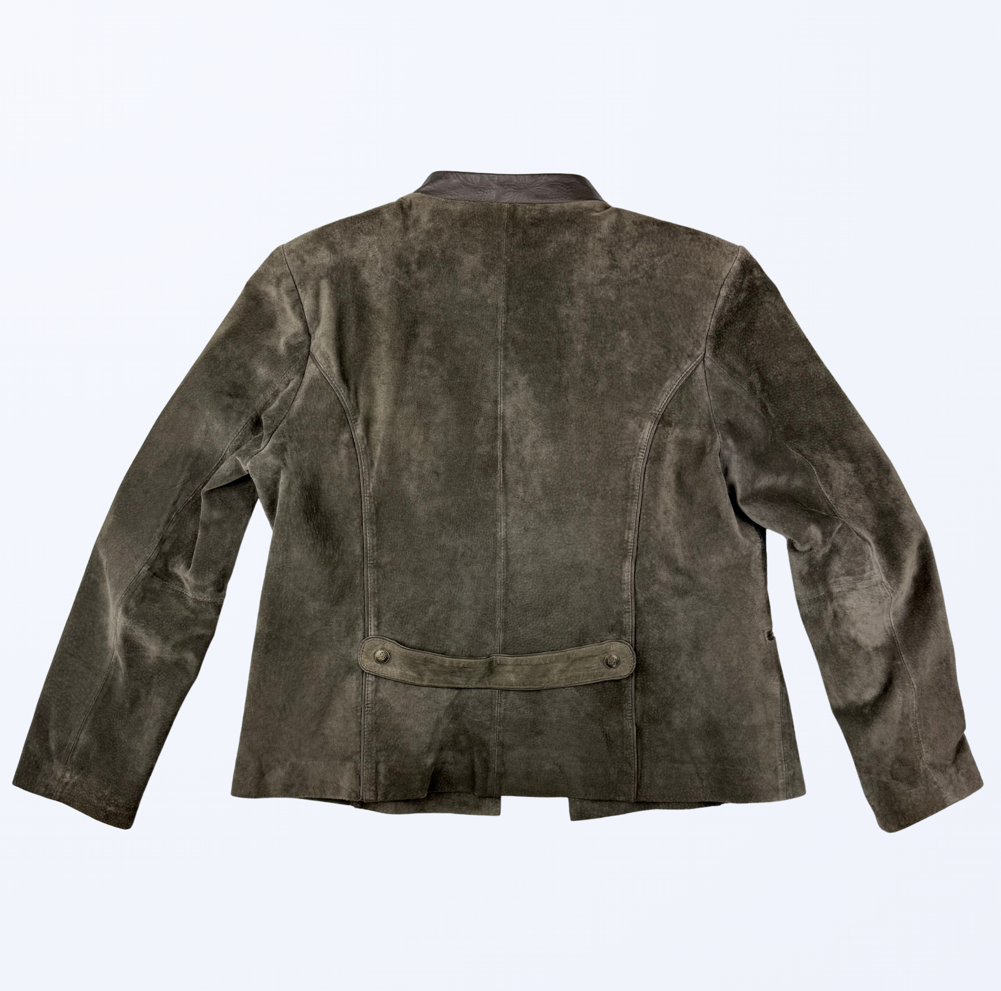 Apanage Lederjacke besondere Knöpfe Teos Vintage Online Shop