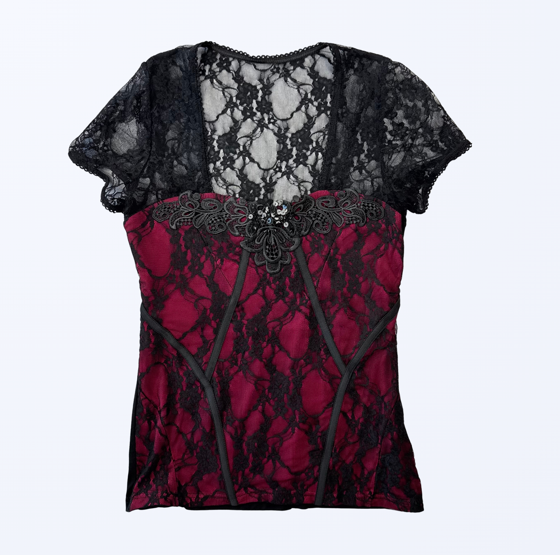 Ashley Brooke Top Korsett Spitze Teos Vintage Onlineshop