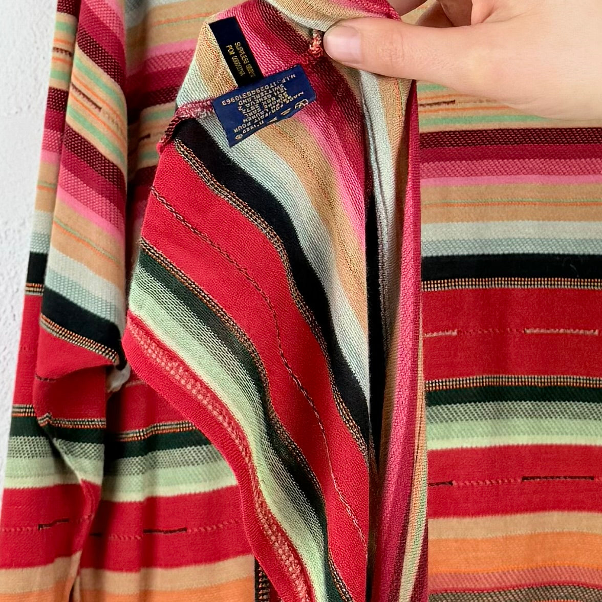 Kuratierter Vintage Onlineshop nachhaltige Secondhand Kleidung online kaufen, Online Shop Vintage, Vintage Online Shop, Second Hand Online Shop, gebraucht, zweite Hand, reused, preloved, Y2K, thriftshop, thriftstore, thrifting, thrift shop, thrift store, Stripes, Schal, Streifen