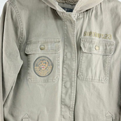 Kuratierter Vintage Onlineshop nachhaltige Secondhand Kleidung online kaufen, Online Shop Vintage, Vintage Online Shop, Second Hand Online Shop, gebraucht, zweite Hand, reused, preloved, Y2K, thriftshop, thriftstore, thrifting, thrift shop, thrift store, Embroidery, Tiger, Jacket, Festival