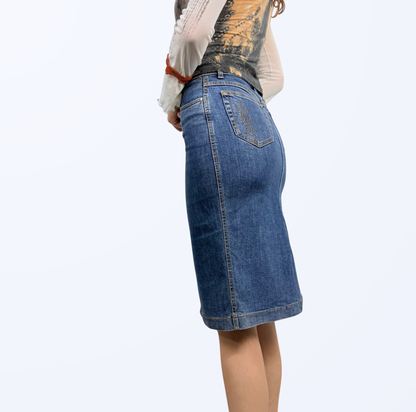 Cappopera Midirock Denim Casual Chic Teos Vintage Onlineshop
