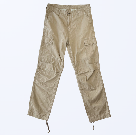 Carhartt Carghose utility streetstyle beige Teos Vintage Online Shop
