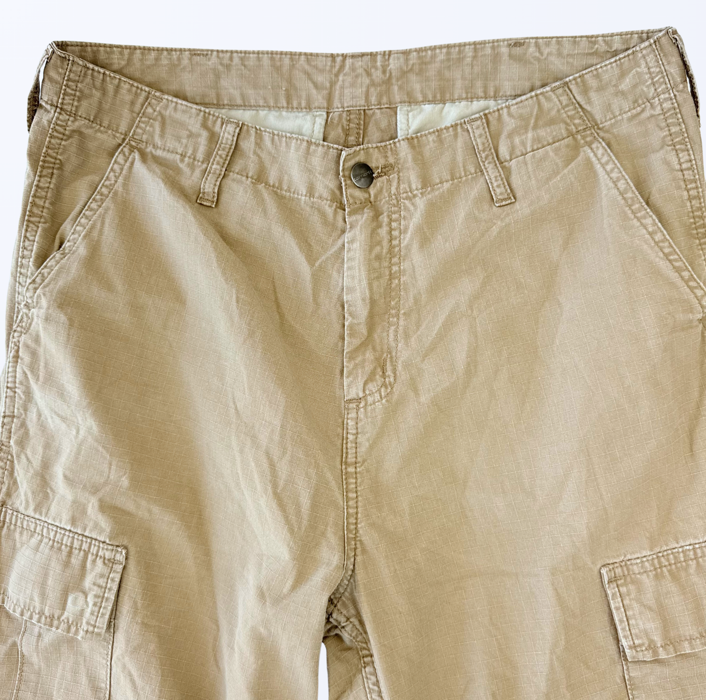 Carhartt Carghose utility streetstyle beige Teos Vintage Online Shop