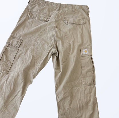 Carhartt Carghose utility streetstyle beige Teos Vintage Online Shop