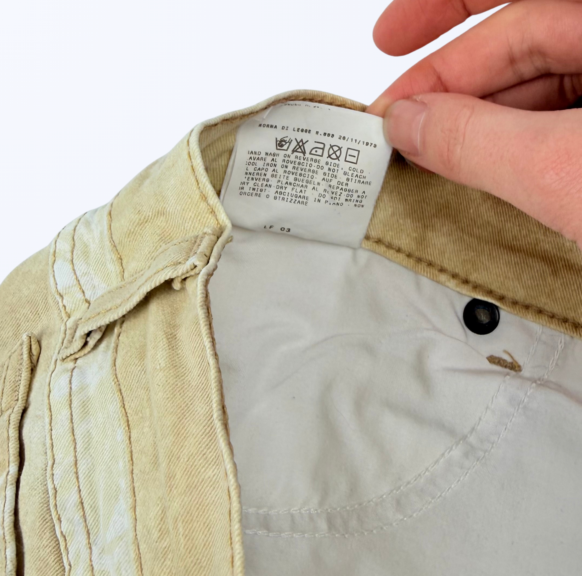 Cavalli Schlaghose Bootcut Made in Italy Muster Teos Vintage Onlineshop