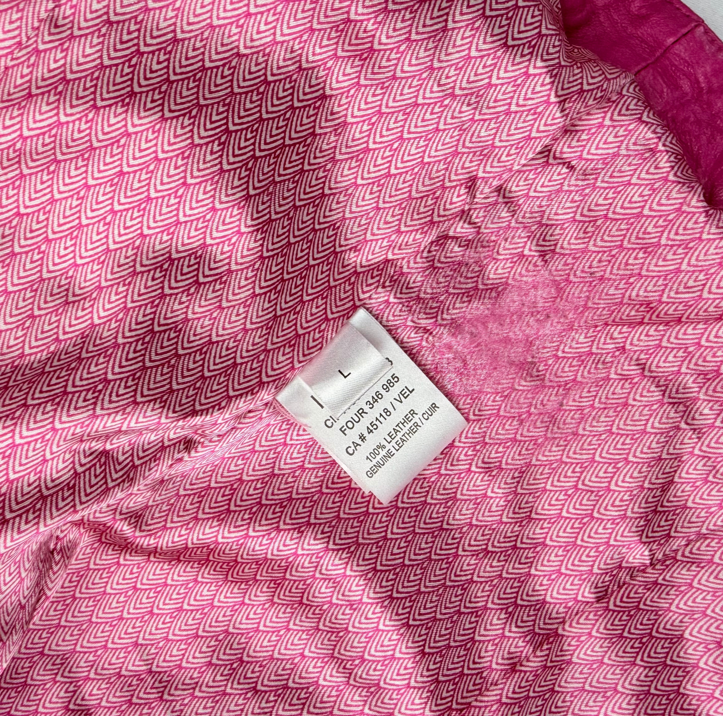 Pinke Lederjacke DDP y2k 2000s Style Teos Vintage Online Shop