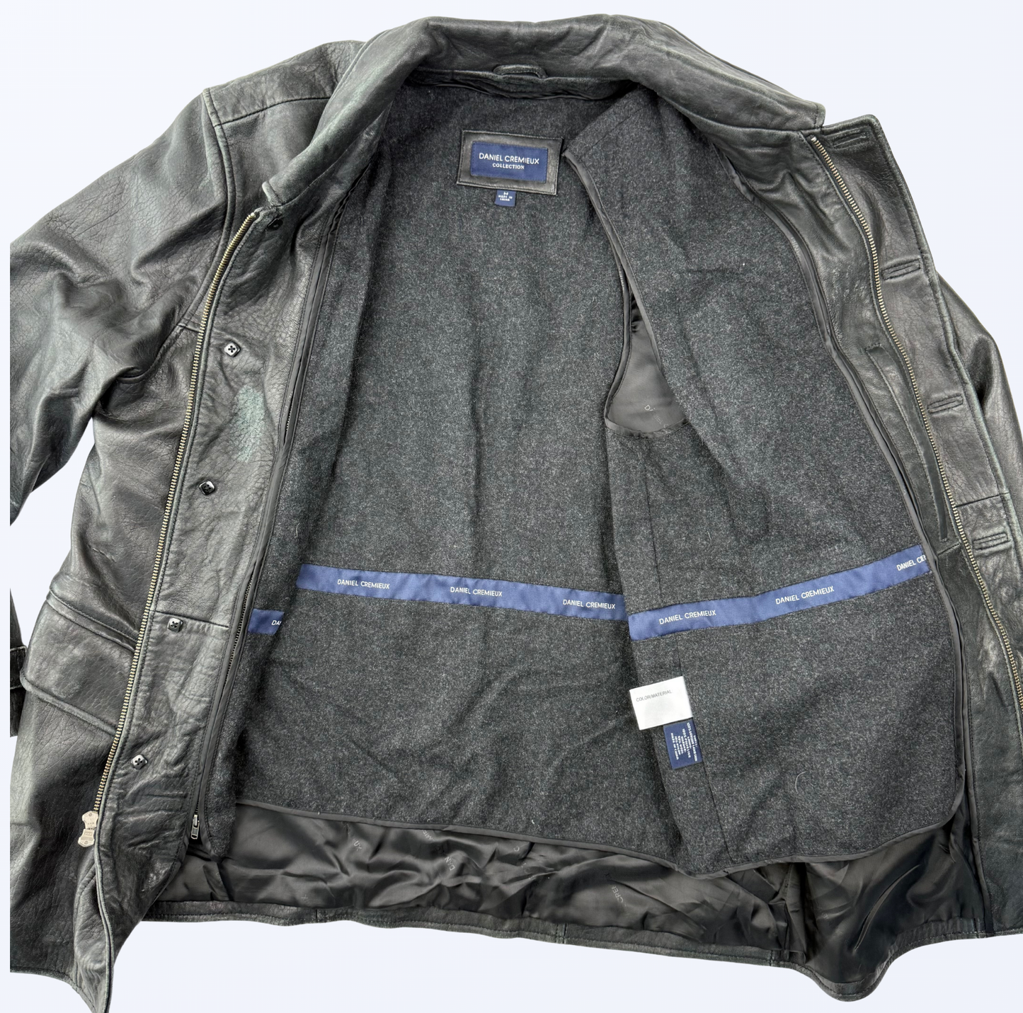 Lederjacke 90s y2k 2000s Style Daniel Cremieux Teos Vintage Onlineshop