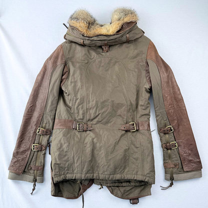Diletta Lelli Jacke Military Pelz Cargo Vintage Second Hand
