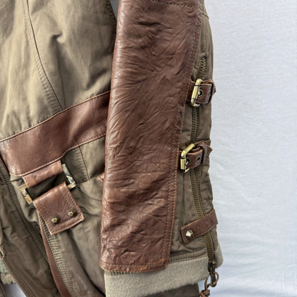 Diletta Lelli Jacke Military Pelz Cargo Vintage Second Hand
