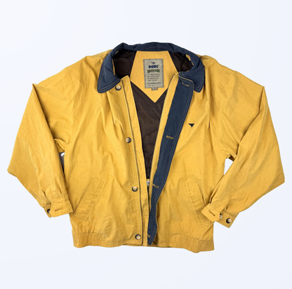 Vintage Übergangsjacke Bomberjacke gelb blau Teos Vintage Onlineshop