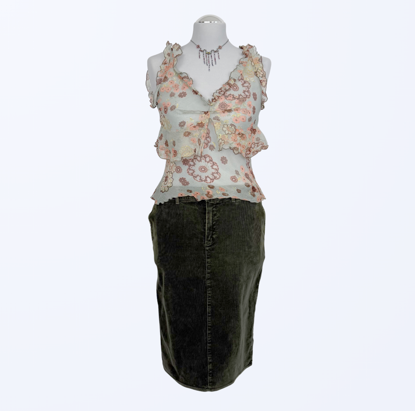 Cordrock Taschen y2k 90s Boho whimsy Teos Vintage Onlineshop