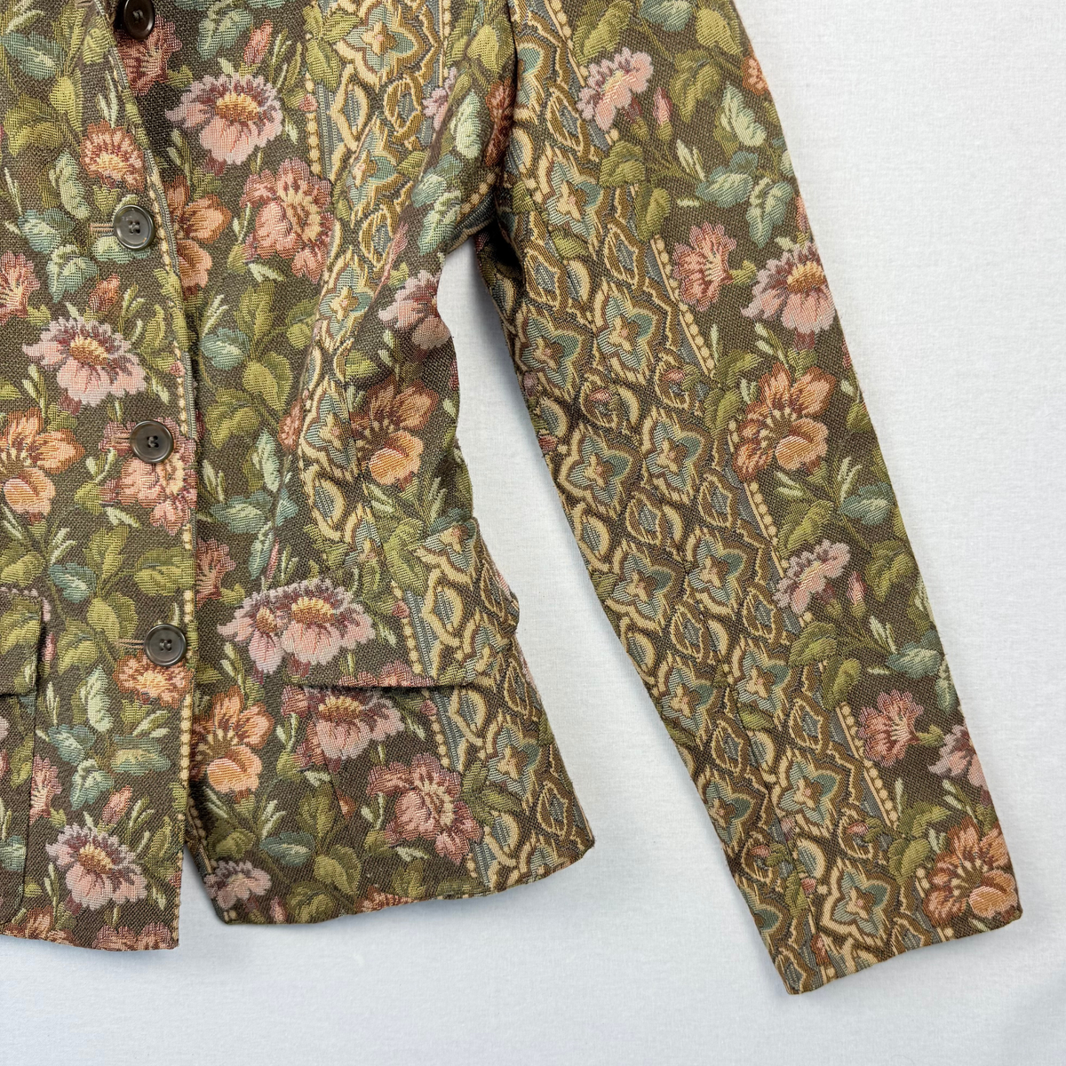 Blumenmuster Blazer Fabrizio Lenzi Whimsy Whimsical Vintage Second Hand
