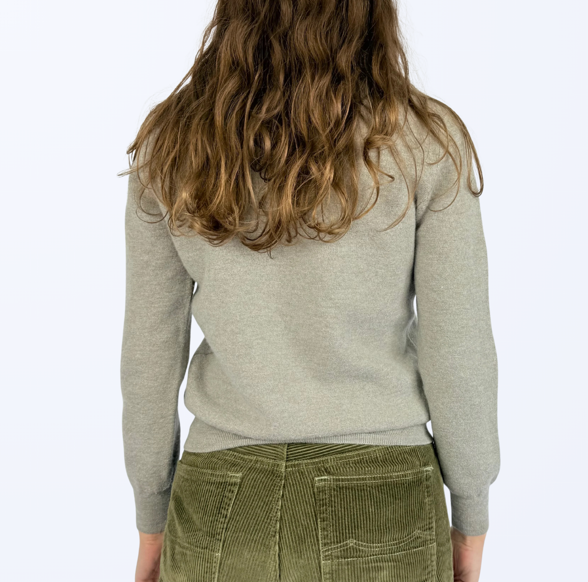 Half zip Sweater Wolle Teos Vintage Onlineshop