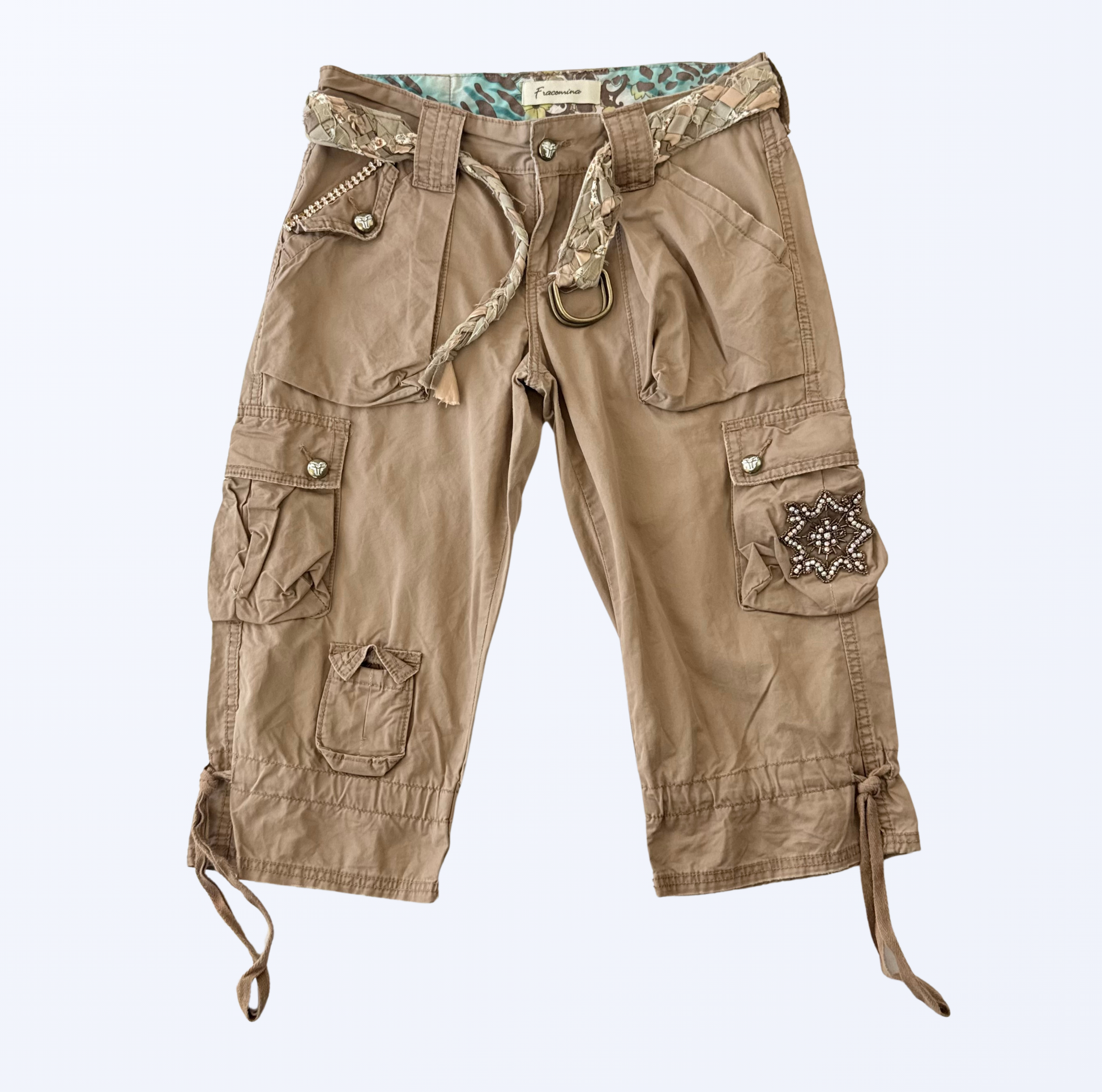 Fracomina Capri Shorts braun Teos Vintage Onlineshop