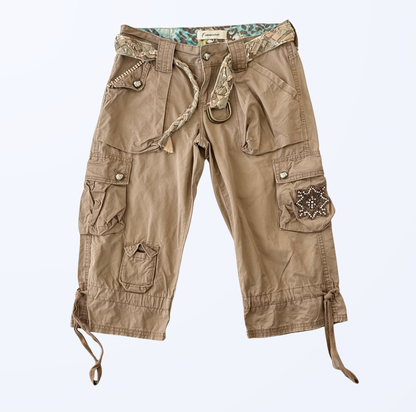 Fracomina Capri Shorts braun Teos Vintage Onlineshop