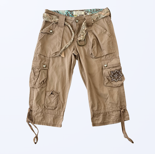 Fracomina Capri Shorts braun Teos Vintage Onlineshop