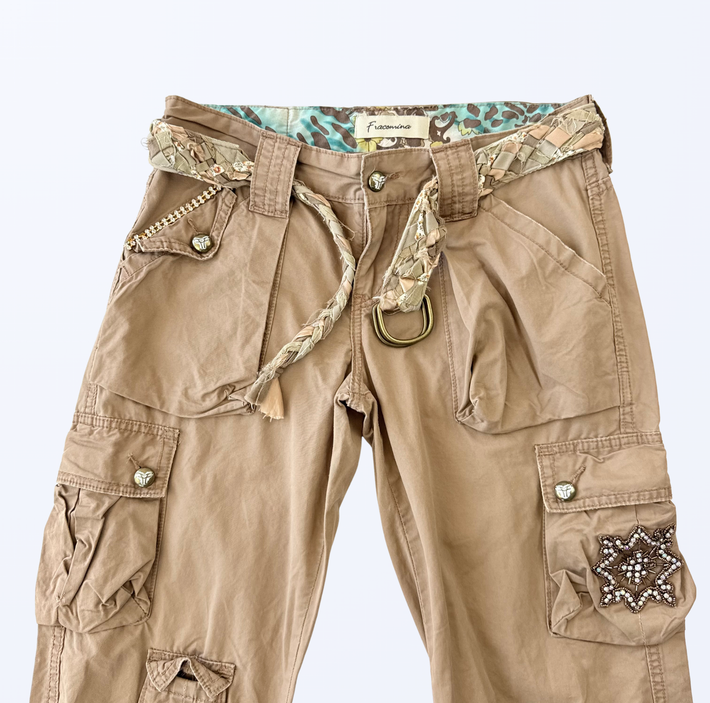 Fracomina Capri Shorts braun Teos Vintage Onlineshop