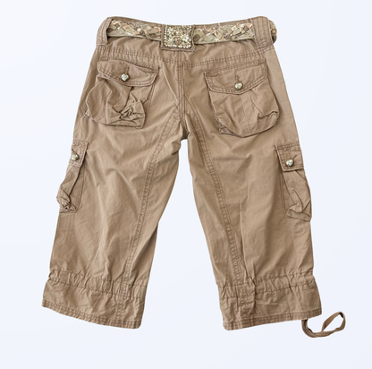 Fracomina Capri Shorts braun Teos Vintage Onlineshop