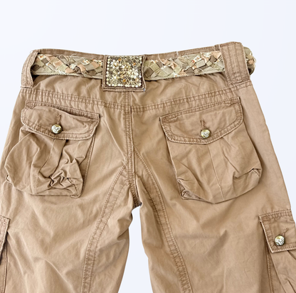 Fracomina Capri Shorts braun Teos Vintage Onlineshop
