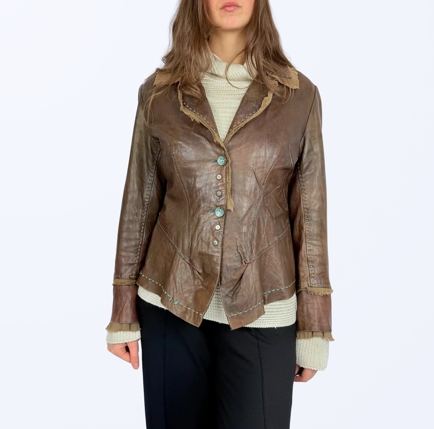 Lederjacke Lammleder Retro Teos Vintage Onlineshop