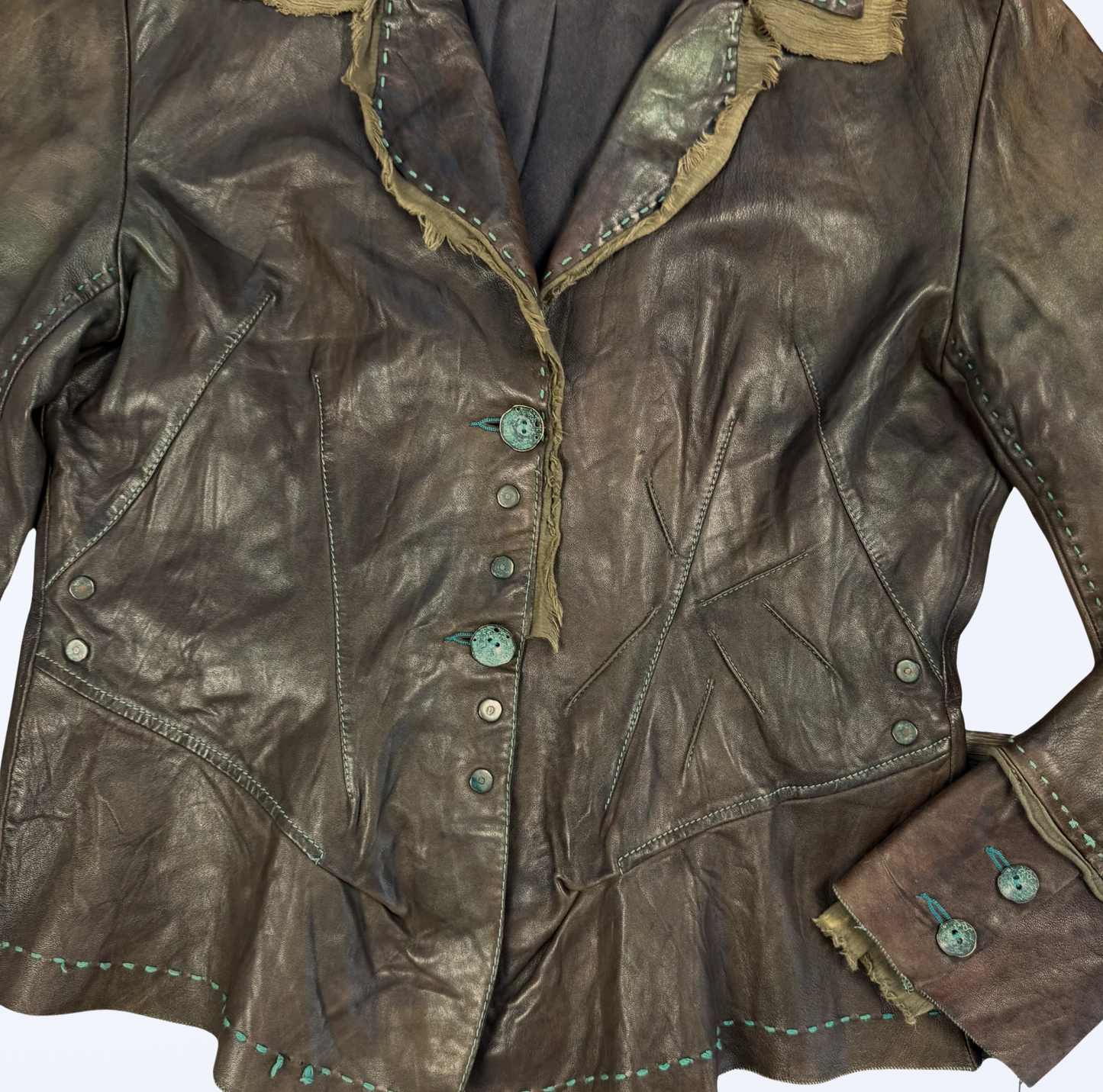 Lederjacke Lammleder Retro Teos Vintage Onlineshop