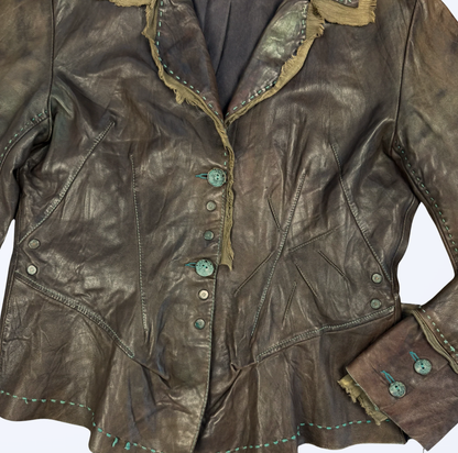 Lederjacke Lammleder Retro Teos Vintage Onlineshop