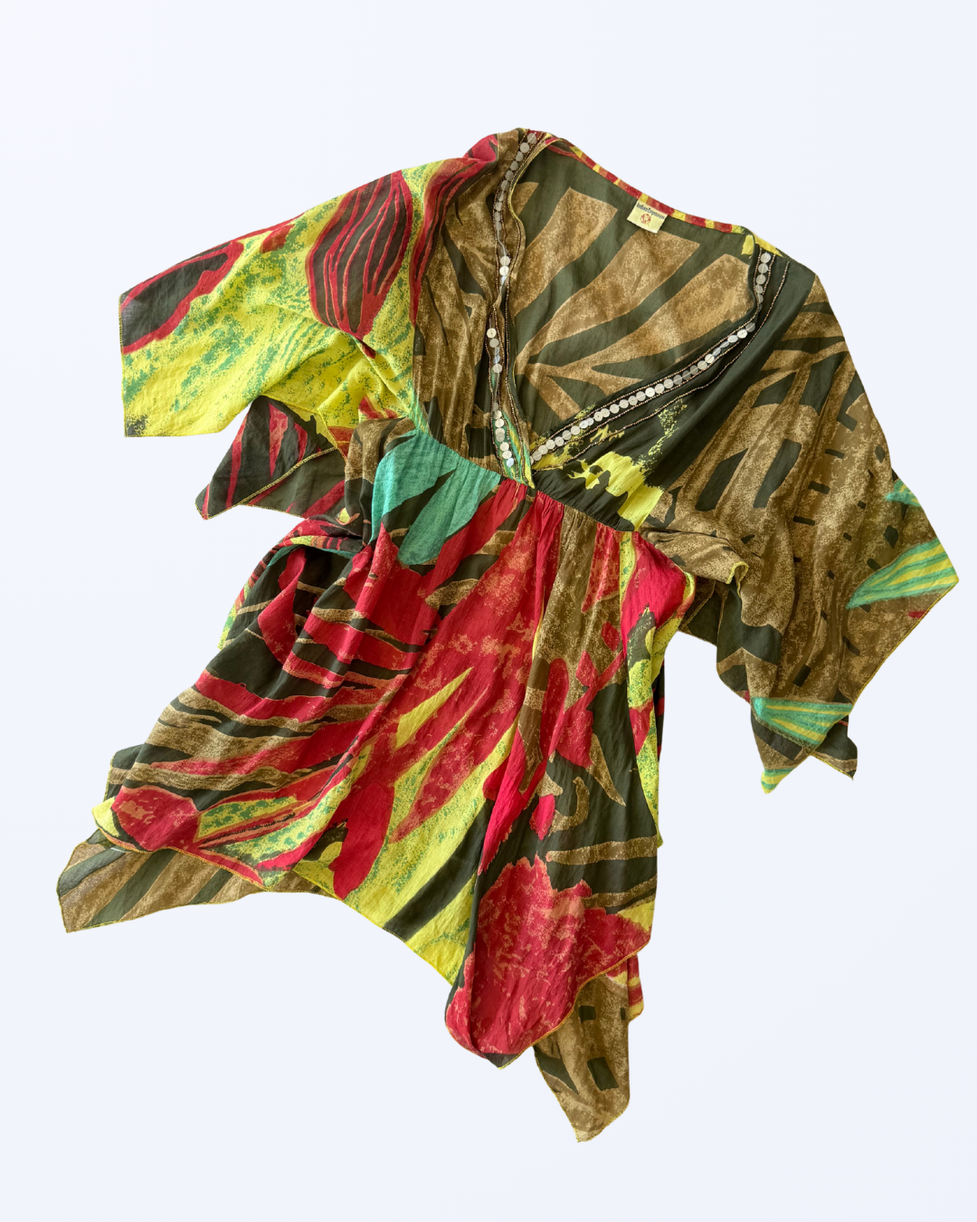 Tunika Beach Cover-Up Gr. L Teos Vintage