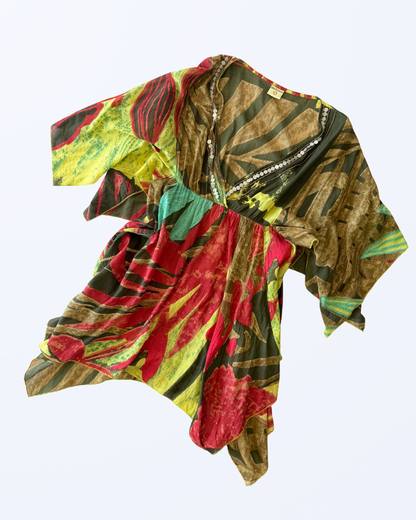 Tunika Beach Cover-Up Gr. L Teos Vintage