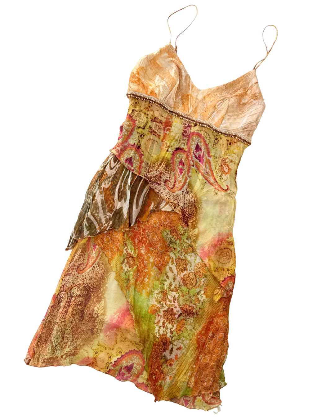 Jean Paul Berlin Slip Dress Seide fairy rene derhy style Teos Vintage Onlineshop