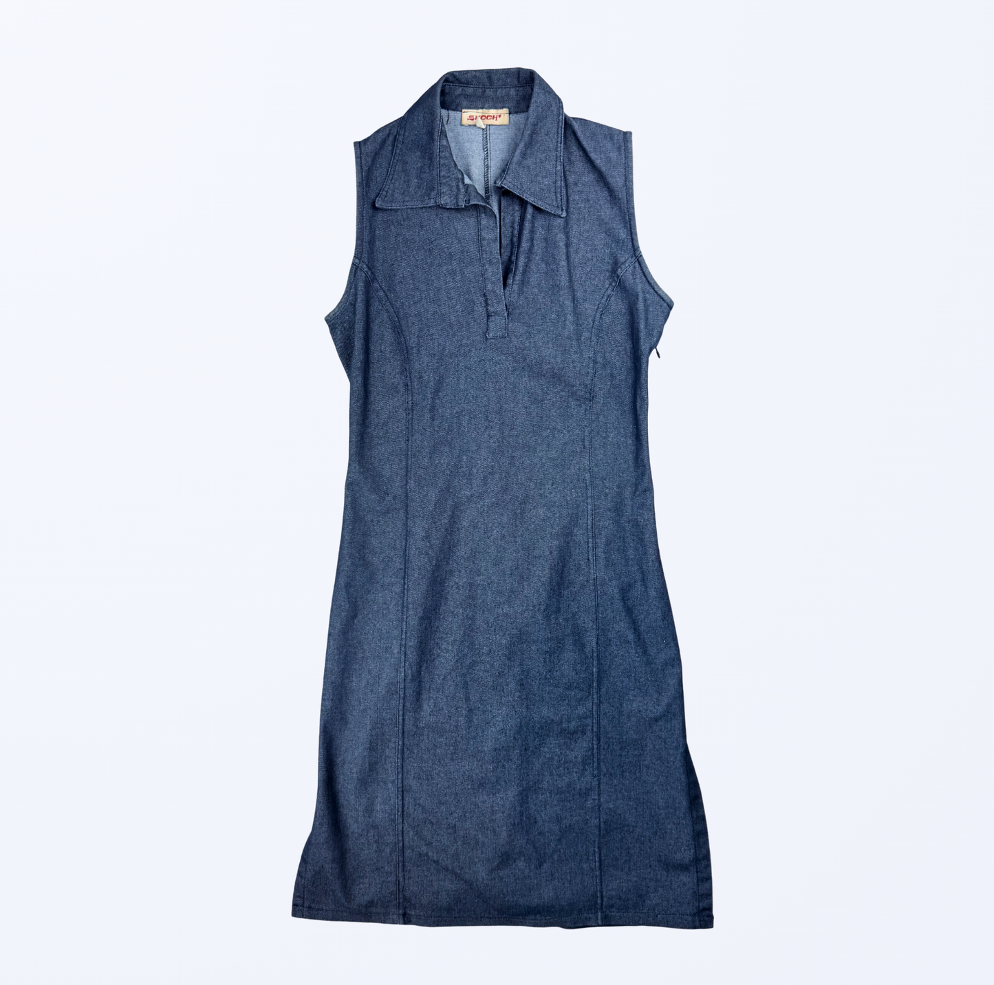 Vintage Jeanskleid Midi 70s Style Teos Vintage Onlineshop